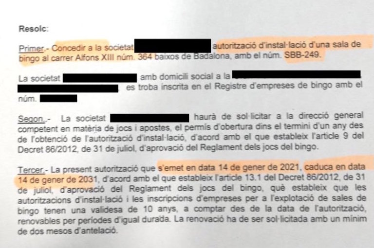 Polèmica amb el permís per obrir un bingo al barri de Llefià