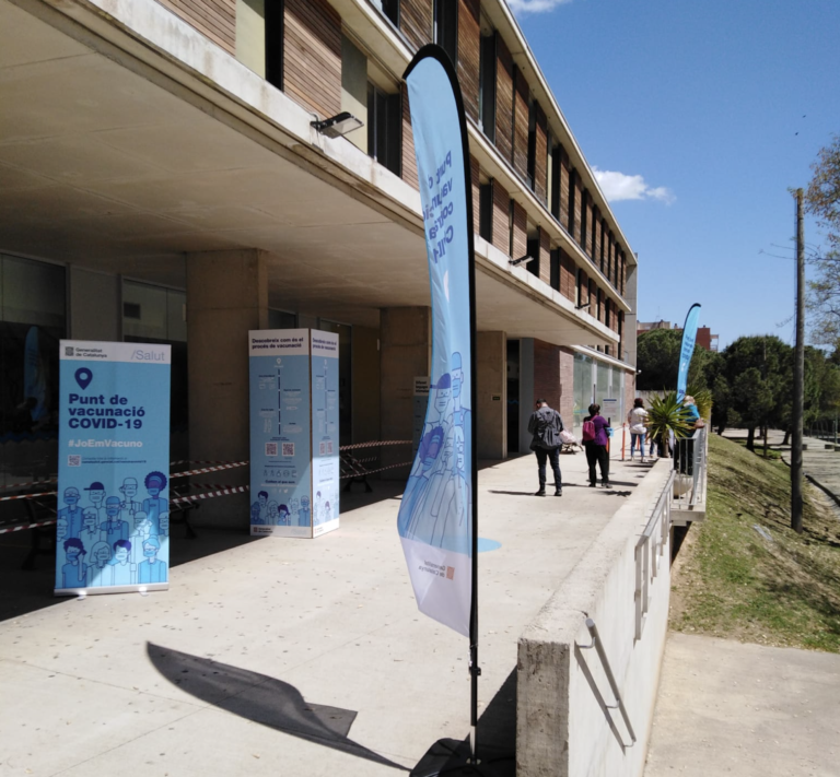 El Centre Sociosanitari El Carme, nou punt de vacunació a Badalona