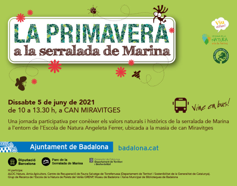 Les activitats de La primavera a la Serralada de Marina se celebraran el 5 de juny a Can Miravitges