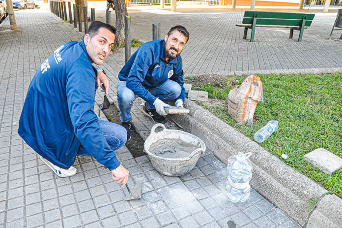 Brigades ciutadanes per reparar els desperfectes del barri de Pomar