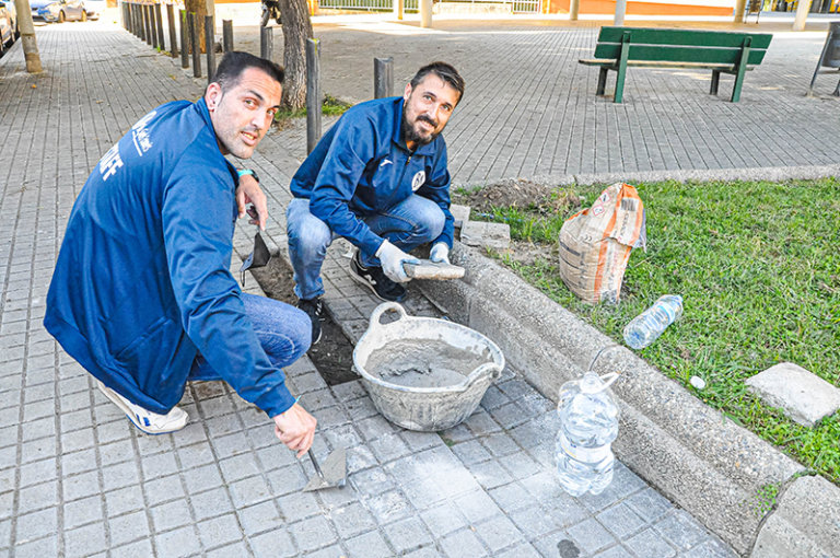 Brigades ciutadanes per reparar els desperfectes del barri de Pomar
