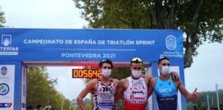 Jordi Garcia, bronze al Campionat d’Espanya triatló sprint Jordi Garcia puja al podi