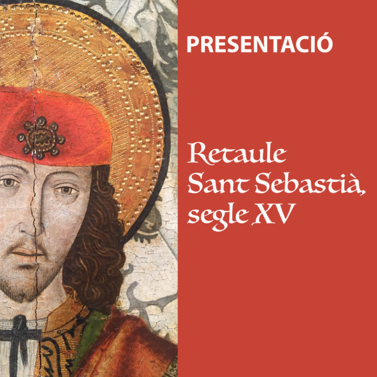 El Museu presenta el retaule gòtic de Sant Sebastià