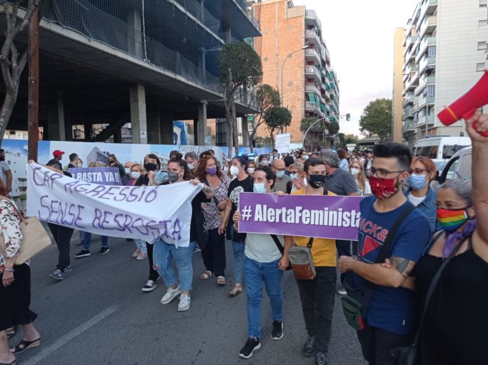 Marxa contra la violència masclista