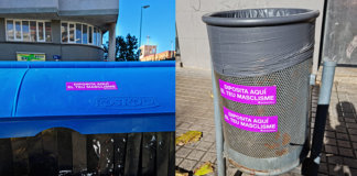 La Federació de Dones de Badalona et convida a dipositar el masclisme a la brossa