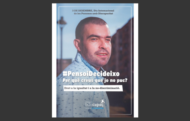 La Fundació Badalona Capaç llença la campanya #PensoiDecideixo