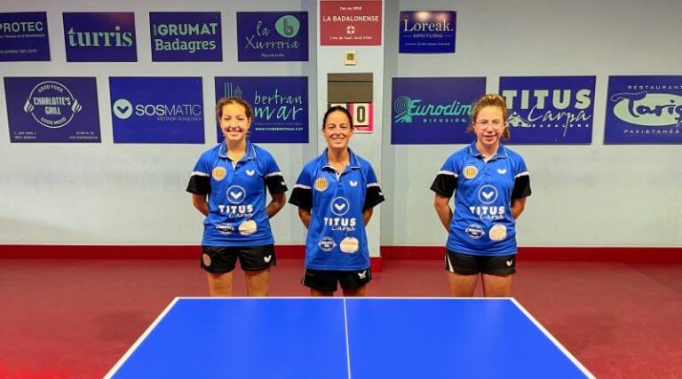 El sènior femení del CTT Badalona debuta per la porta gran