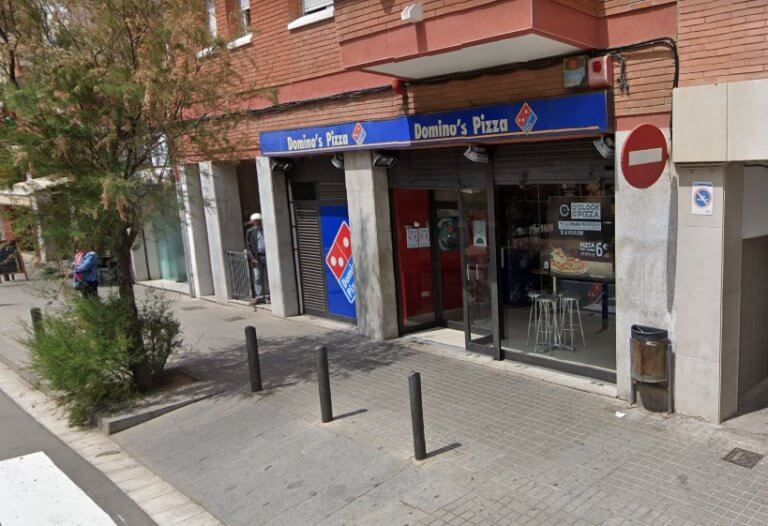 Robatori a punta de pistola en una pizzeria de Badalona