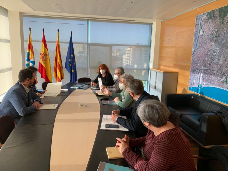 Badalona Capaç es reuneix amb l’alcalde de Badalona, Rubén Guijarro
