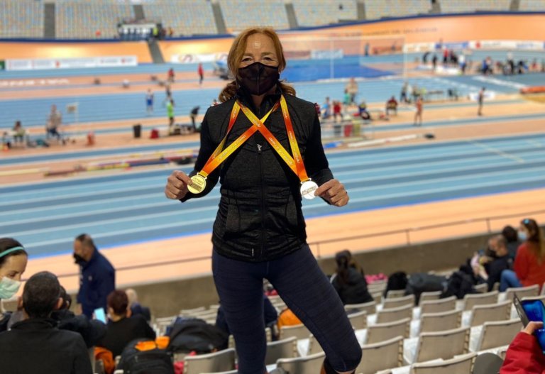 Silvia Cortés, campiona d’Espanya als 200m i sotscampiona als 60m