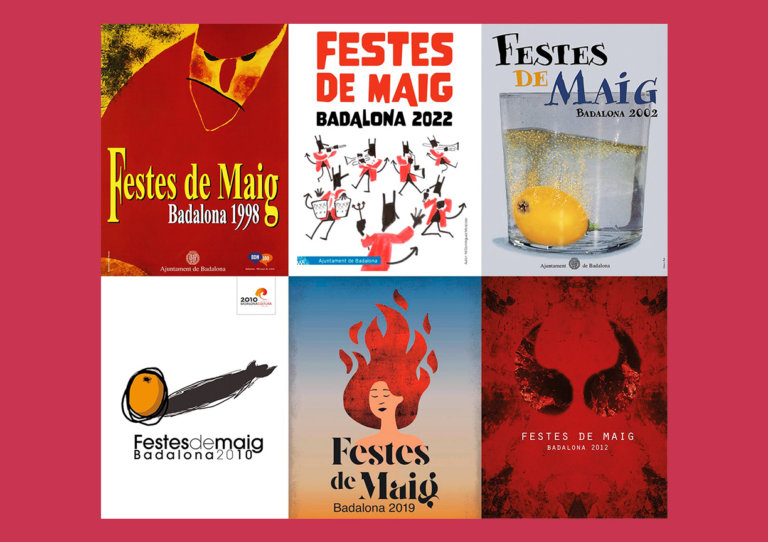 El cartell de les Festes de Maig: escollim el millor disseny dels últims 25 anys