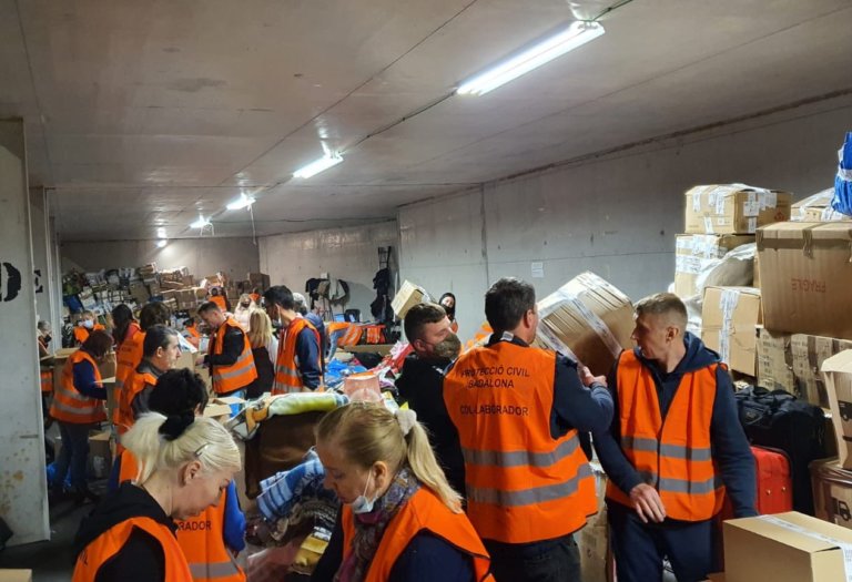 Èxit massiu de la recollida de material humanitari per Ucraïna