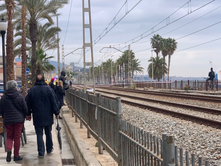 Atropellament mortal a les rodalies de Badalona