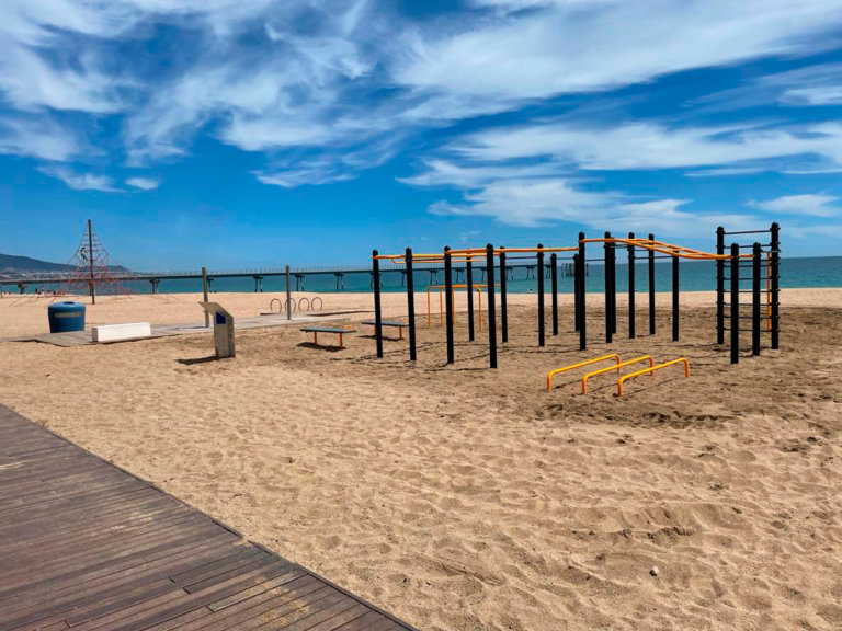 L’Ajuntament demana que es traslladi l’equipament de Beach Workout