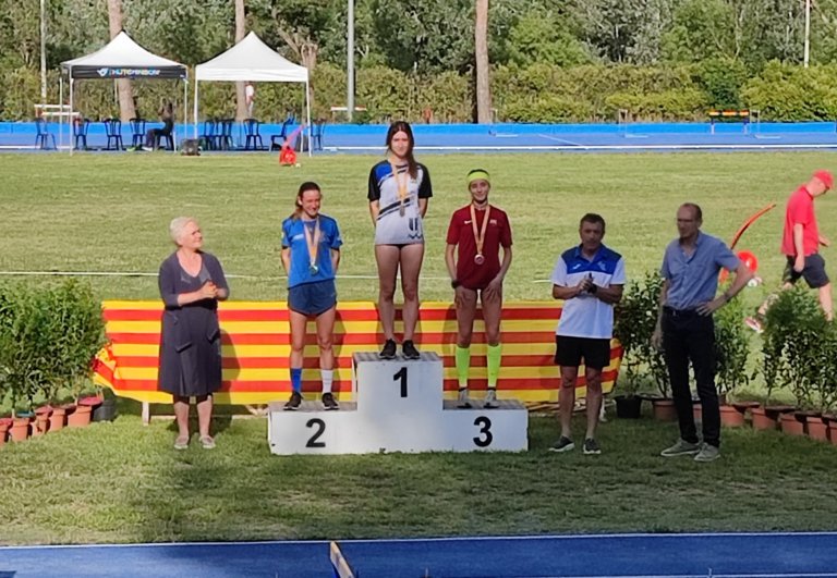 Laia Zurita, de la UGE Badalona, campiona de Catalunya sub18!