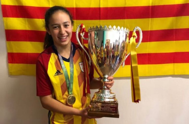 La badalonina Mar González, campiona d’Espanya sots 16 de futsal