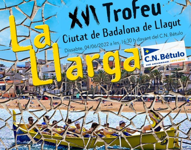El CN Bétulo organitza el XVI Ciutat de Badalona de llagut ‘La Llarga’