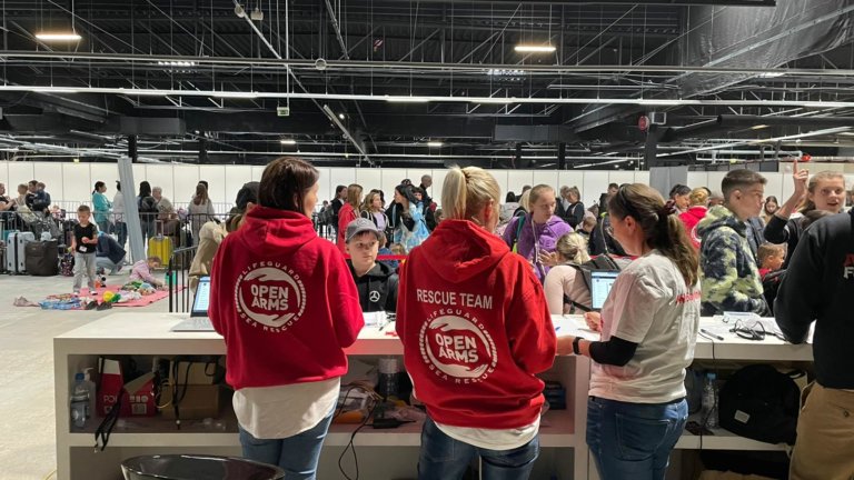 Open Arms ja ha dut a Espanya més de 1.700 refugiats d’Ucraïna