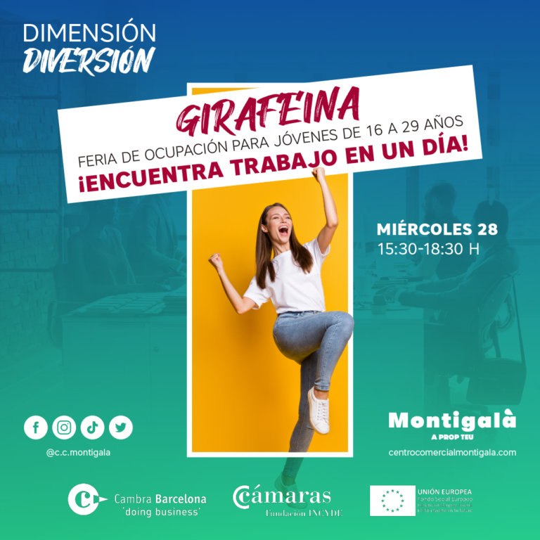El centre comercial Montigalà acull la fira GiraFeina