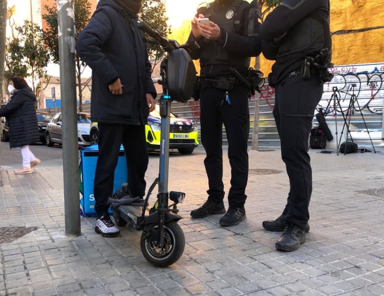 L’any 2022 es van posar més de 500 sancions a Badalona per l’ús indegut de vehicles de mobilitat personal