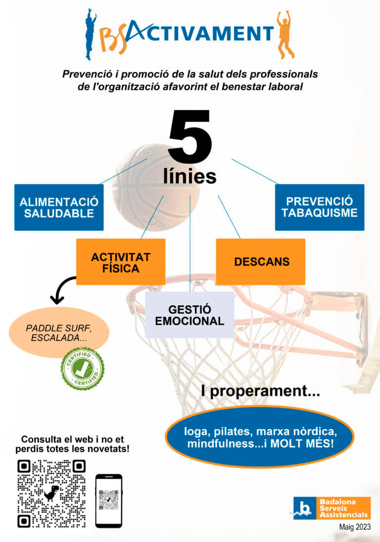 BSA desenvolupa un nou programa d’hàbits saludables adreçat als professionals