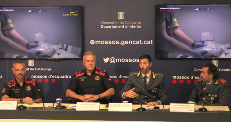 Badalona implicada en la investigació de més abast dels Mossos en l’àmbit internacional