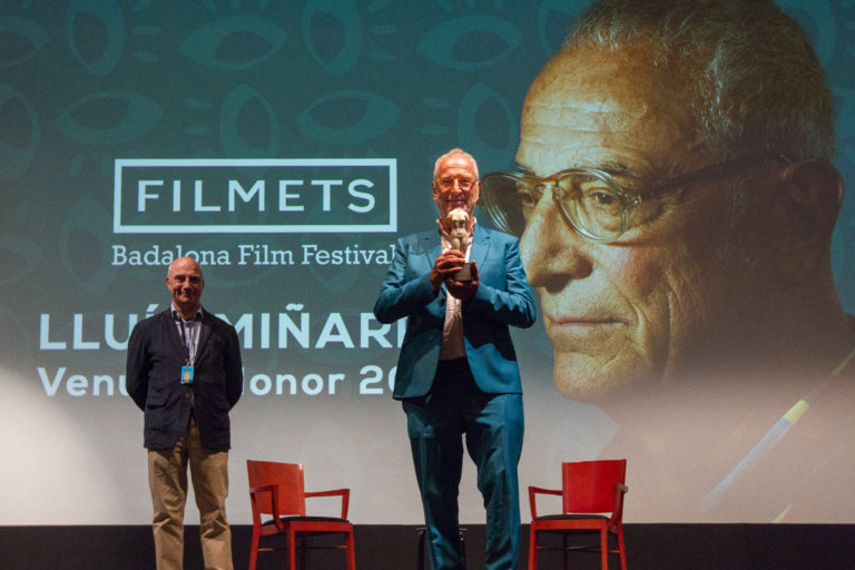 El director i productor de cinema Lluís Miñarro rep la Venus d’Honor del FILMETS