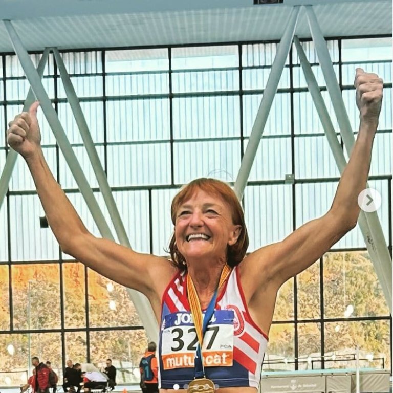 L’atleta, Sílvia Cortés, aconsegueix dues medalles d’or als Campionats de Catalunya