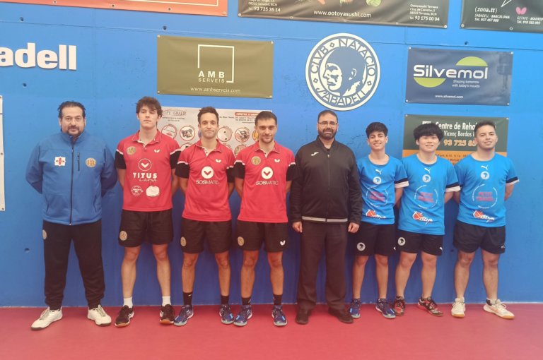 Victòria dels equips de Nacional del CTT Badalona