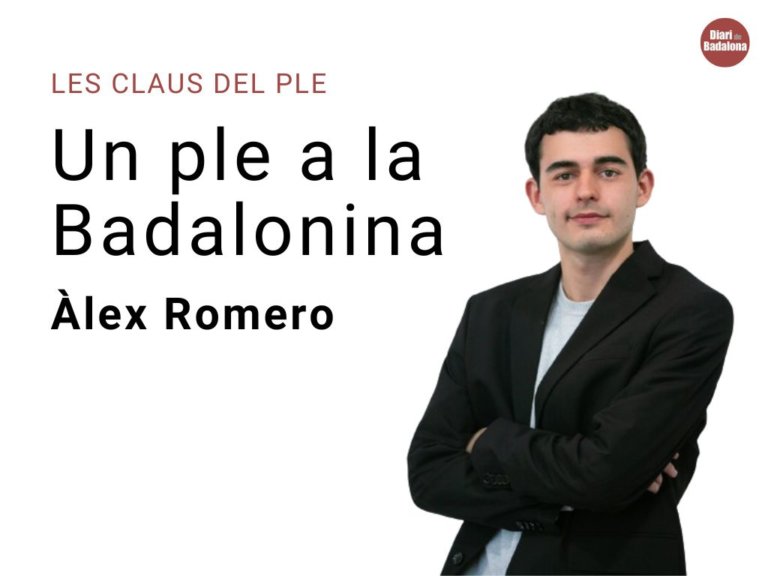 Un ple a la badalonina, per Àlex Romero