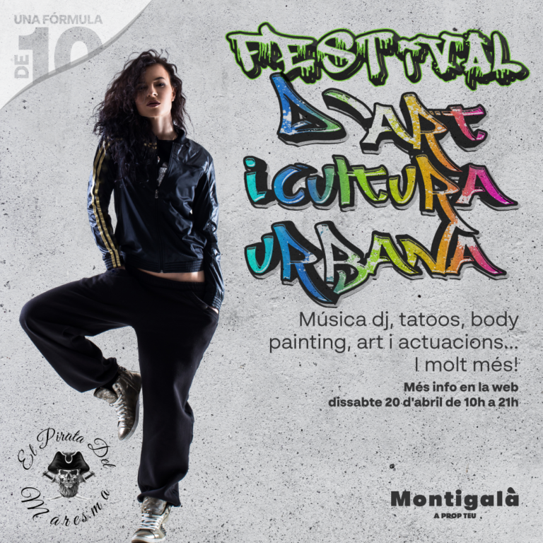 Montigalà acull un Festival d’Art i Cultura Urbana amb espectacles i exposicions