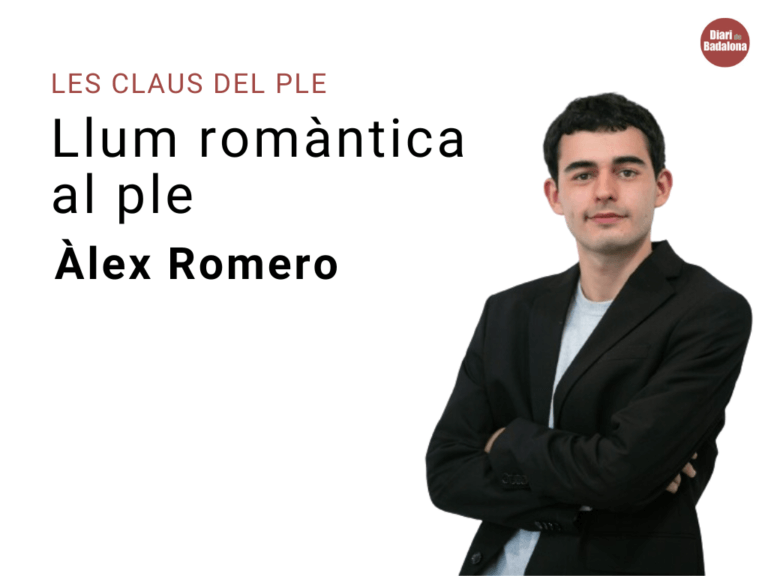 Llum romàntica al ple, per Àlex Romero