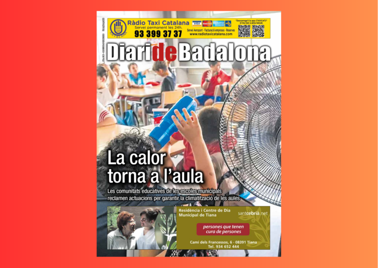 “La calor torna a les aules”, la portada de la nostra edició en paper