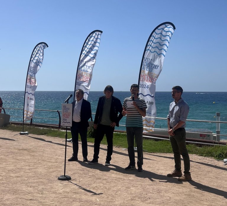 L’AMB presenta la nova temporada de bany amb la regressió de la sorra com a protagonista