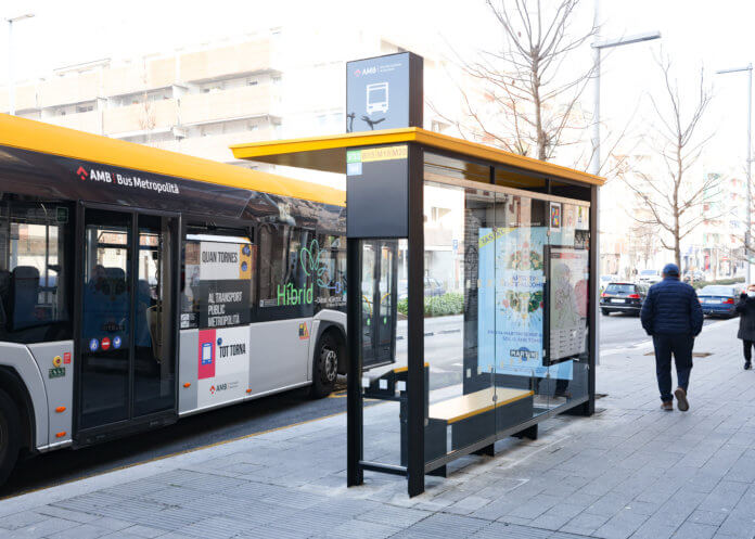 Noves marquesines bus metropolità a Santa Coloma de Gramenet