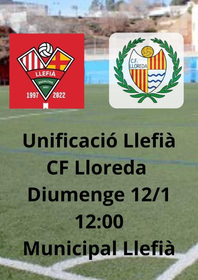 Unificació Llefià i Lloreda es retroben a la lliga després de vuit anys