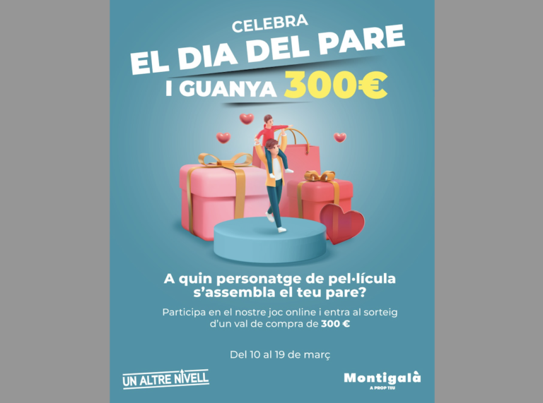 Montigalà celebra el Dia del Pare amb grans premis i tallers