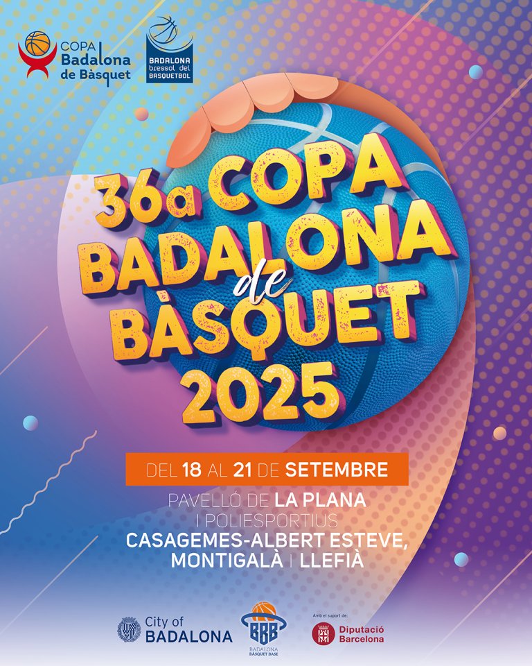 Aquest dijous arrenca la 36a Copa Badalona de bàsquet