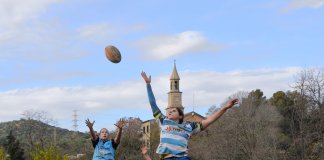Victòria treballaada del femení del Rugby Club Badalona