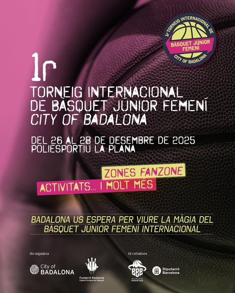 Badalona acull aquest Nadal el primer Torneig Internacional de Bàsquet Júnior Femení – City of Badalona