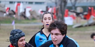 Victòria de l’equip femení del Rugby Club Badalona a Vic (19–44)