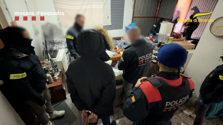 Desmantellada una organització internacional  de tràfic de haixic, amb vincles a Badalona