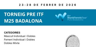 L’ITF Audax Badalona Open escalfa motors amb el primer torneig previ