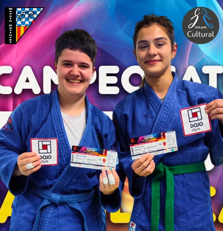 Dos judokes de Badalona es classifiquen per al Campionat d’Espanya en Edat Escolar