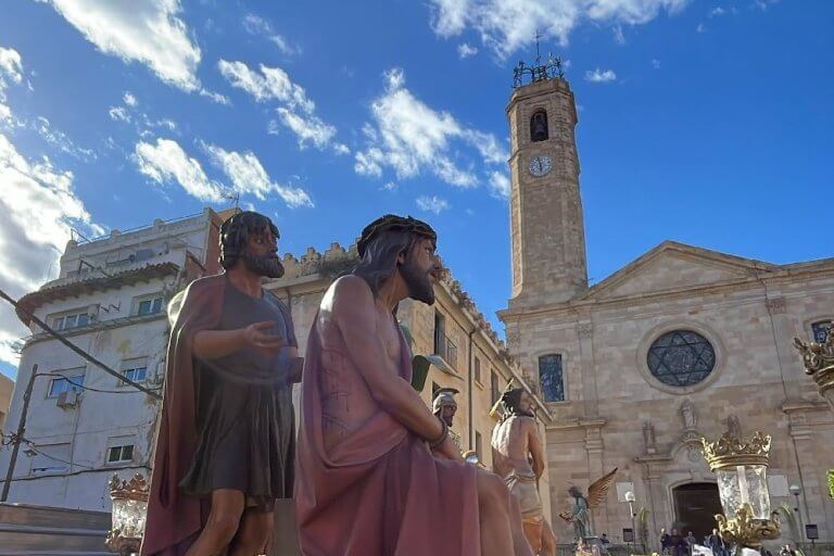 A les 17h, es podran admirar els misteris de la Processó al carrer del Temple