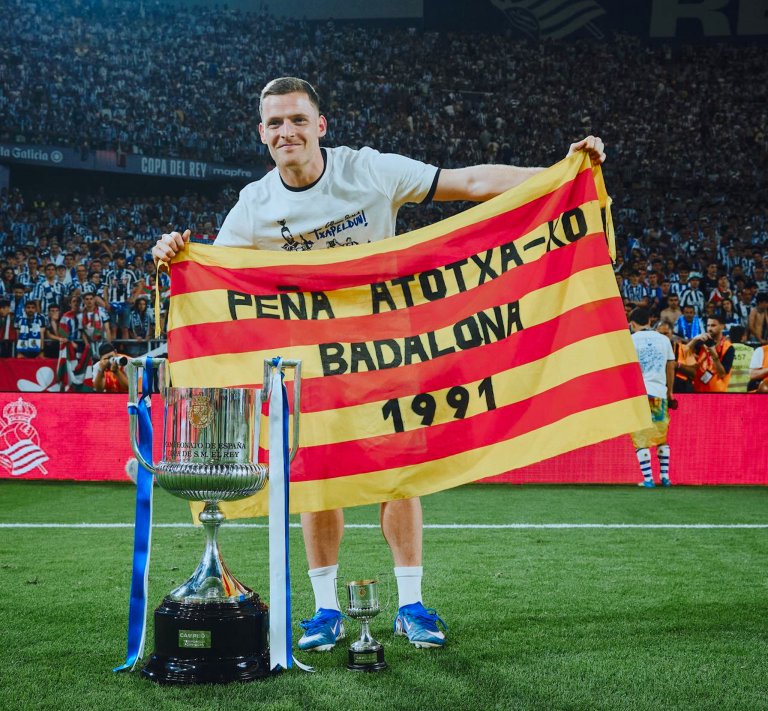 Sergio Gómez, campió de la Copa del Rei