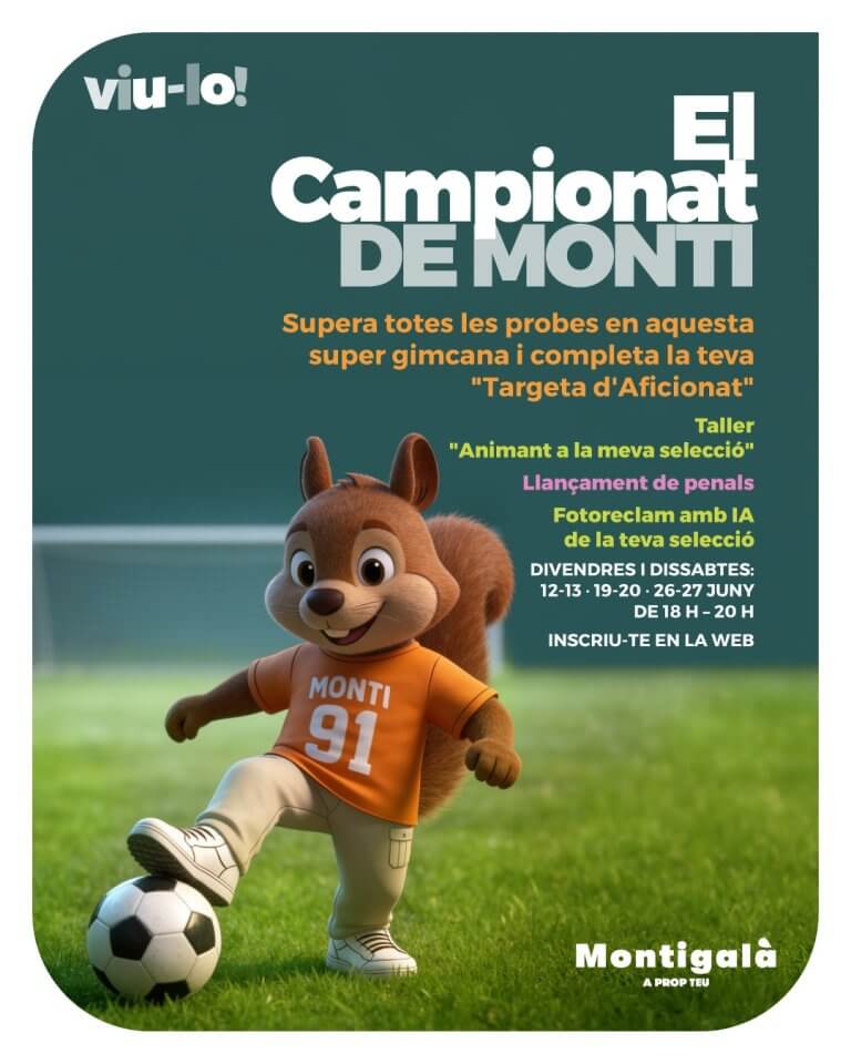 Montigalà omplirà de futbol i activitats familiars els caps de setmana de juny