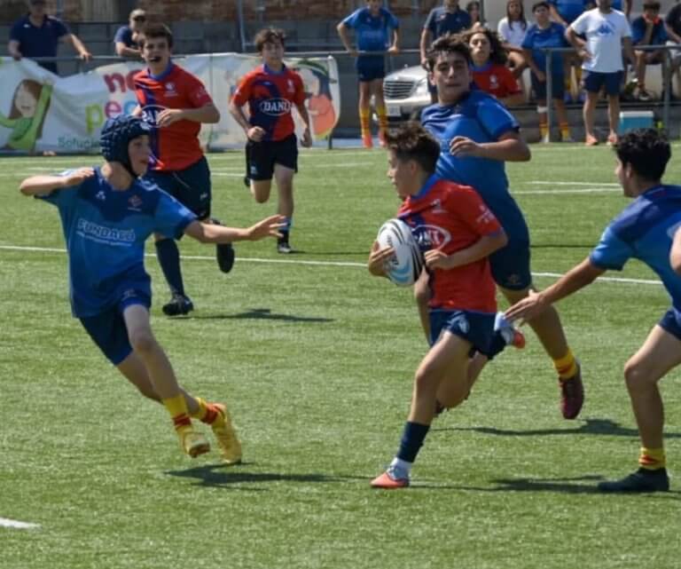 L’equip Sub 14 del Rugby Club Badalona es queda a les portes de guanyar la Copa Catalana Or