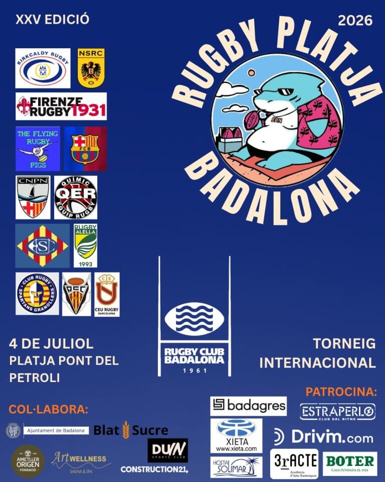 El millor rugby platja arriba dissabte amb el 25è Torneig Internacional