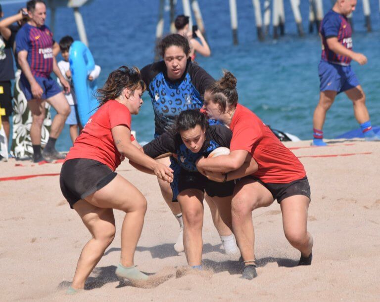El 25è Torneig Internacional de Rugby Platja reuneix prop de 300 jugadors i jugadores